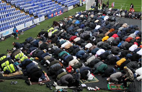 Tranmere Rovers host Eid prayers at Prenton Park for second year 